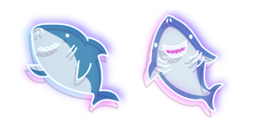 Neon Shark Cursor