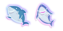 Neon Shark Cursor
