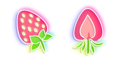 Neon Strawberry Cursor