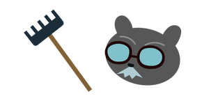 Night in the Woods Gravedigger and Rake Cursor