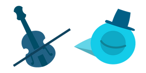 Night in the Woods Deep Hollow Hollerers Bird and Violin Cursor