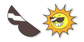 OK K.O.! Let's Be Heroes Cool Sun Curseur