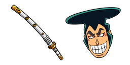 One Piece Oden and Ame no Habakiri Cursor