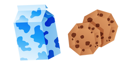 Origami Milk and Cookies Cursor