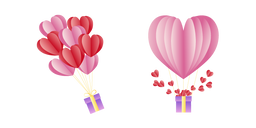 Origami Love Gift Cursor