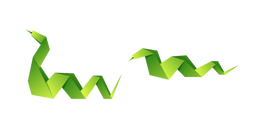 Origami Snake Cursor