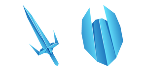 Origami Sword and Shield Cursor