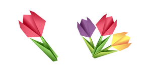 Origami Tulips Cursor