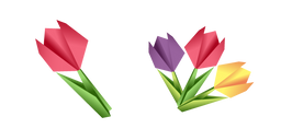 Origami Tulips Cursor