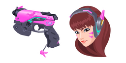 Overwatch 2 D.Va Light Gun Cursor