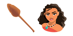 Moana and Oar Cursor