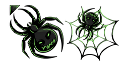 Halloween Acid Spider Cursor