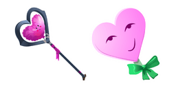 Fortnite Candyman Skin Heavy Heart Pickaxe Cursor