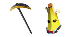 Fortnite Agent Peely Skin Bananaxe Pickaxe Cursor