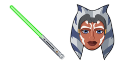Star Wars Ahsoka Tano Lightsaber Cursor