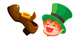 Saint Patrick's Day Leprechaun and Shoe Cursor