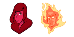 Steven Universe Red Diamond Cursor