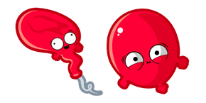 Cute Red Balloon Cursor