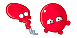 Cute Red Balloon Cursor