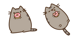Pusheen Eating Donut Cursor