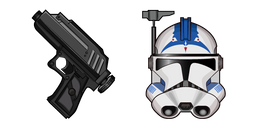 Star Wars CT-5555 Fives DC-17 Hand Blaster Cursor