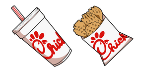 Chick-fil-A Soda Drink and Waffle Potato Fries Curseur