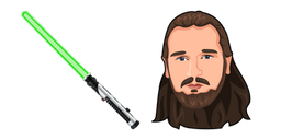 Star Wars Qui-Gon Jinn Lightsaber Cursor