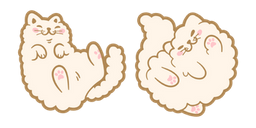 Cute Beige Cat Cursor