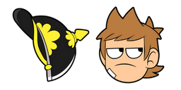 Eddsworld Tord and Pickelhaube Helmet Cursor