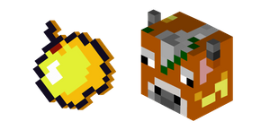 Minecraft Golden Apple Cow Cursor