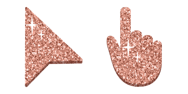 Copper Glitter Cursor