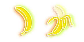 Yellow Banana Neon Cursor