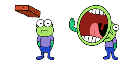 SpongeBob Hoopla Fish Cursor