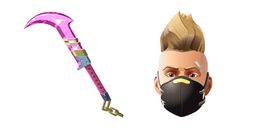 Fortnite Summer Drift Skin Dual Edge Pickaxe Cursor