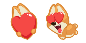 Cute Puppy in Love Cursor