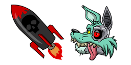Freddy in Space 2 Franken-Foxy Cursor