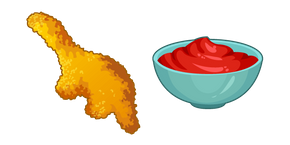 Dino Chicken Nuggets Curseur