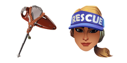 Fortnite Sun Strider Skin Rescue Paddle Pickaxe Cursor