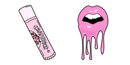 VSCO Girl Lip Balm and Dripping Lips Cursor