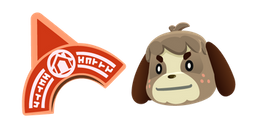 Animal Crossing Digby Cursor