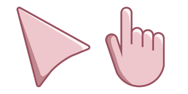 Delicate Pink Cursor