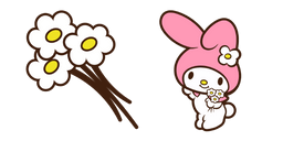 My Melody and Flowers Cursor