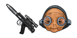 Star Wars Maz Kanata Blaster Pistol Cursor