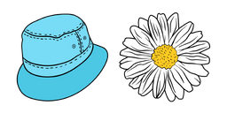 VSCO Girl Bucket Hat and Chamomile Cursor