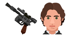 Star Wars Han Solo and Blaster Cursor