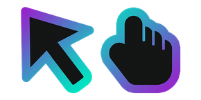 Cold Gradient Cursor