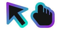 Cold Gradient Cursor