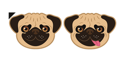 Funny Pug Dog Cursor