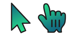 Emerald Gradient Cursor