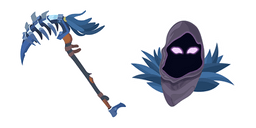 Fortnite Raven Skin Iron Beak Pickaxe Cursor